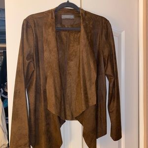 Camel/brown suede jacket